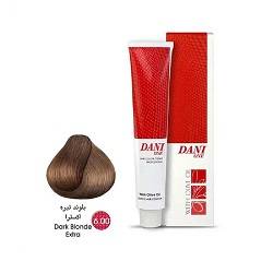 رنگ مو بدون آمونیاک بلوند تیره اکسترا  6/00 دنی وان 100 میل